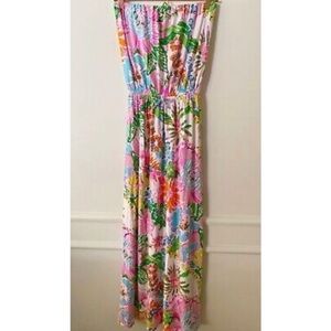 Lilly Pulitzer for Target Strapless Nosey Posey Maxi Dress